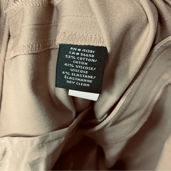 Lauren Ralph Lauren Beige High Waist Stretch Pants Slim Fit Casual Dress Sz 10 - Picture 8 of 10